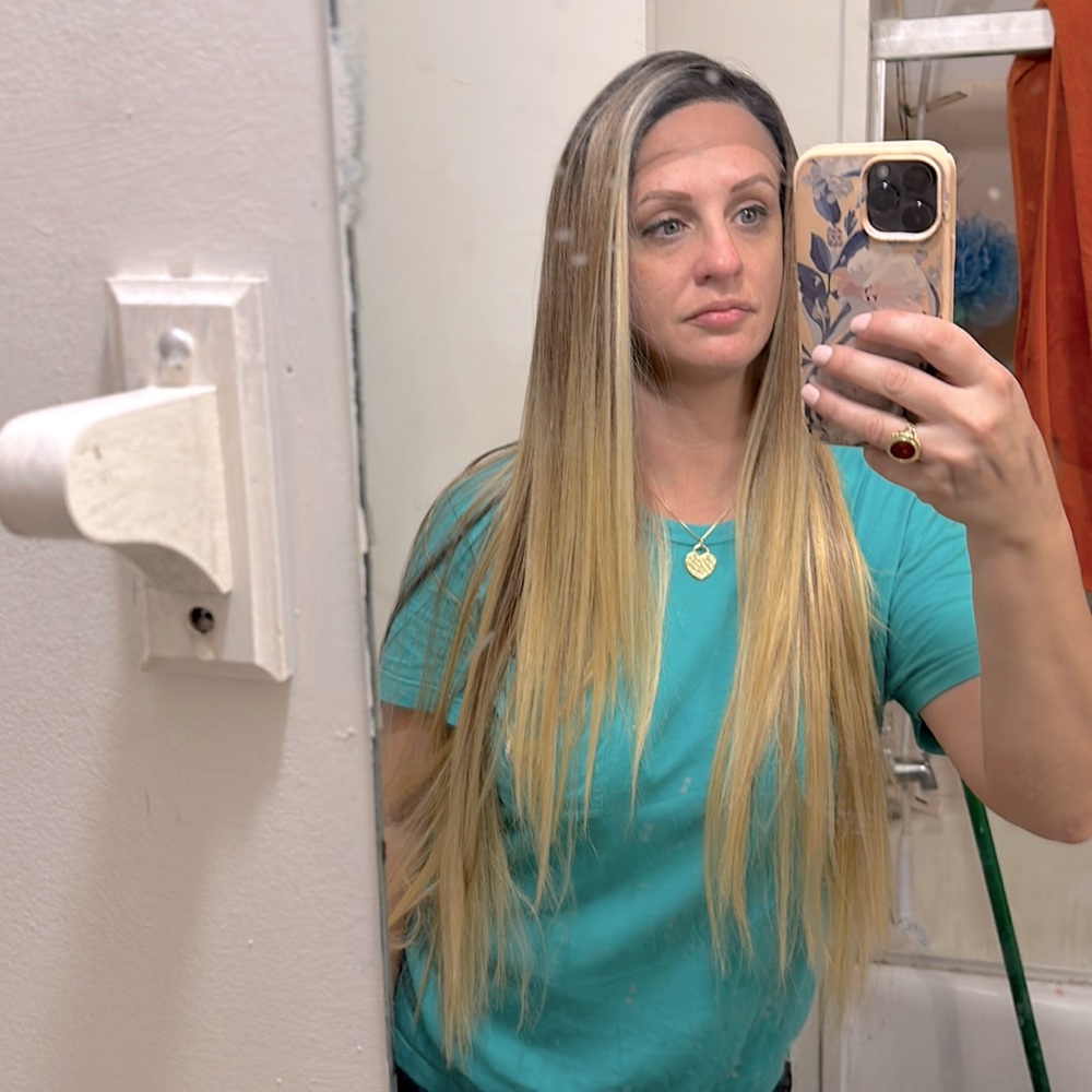 Lace front wig